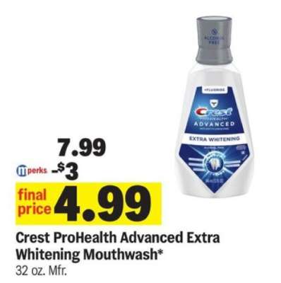 Crest ProHealth Advanced Extra Whitening Mouthwash
