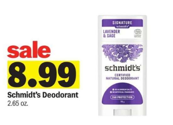 SCHMIDT'S DEODORANT