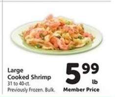 Large Cooked Shrimp