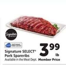 Signature SELECT Pork Spareribs
