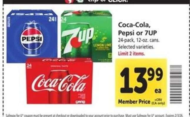 Coca-Cola, Pepsi or 7UP