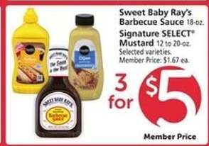 Sweet Baby Ray's Barbecue Sauce & Signature SELECT Mustard