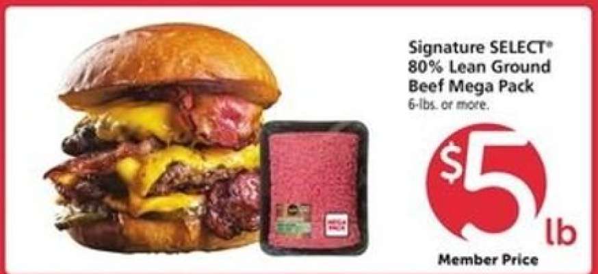 Signature SELECT Lean Ground Beef Mega Pack