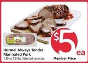 Hormel Always Tender Marinated Pork