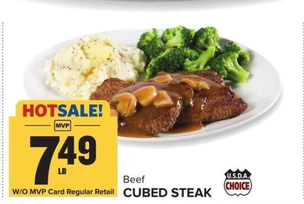 Beef Cubed Steak