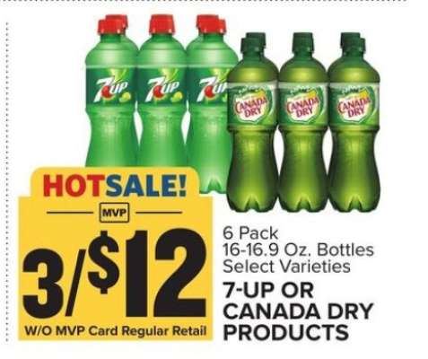 7-UP or Canada Dry Products