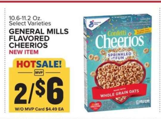 GENERAL MILLS FLAVORED CHEERIOS