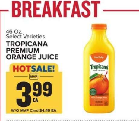 Tropicana Premium Orange Juice