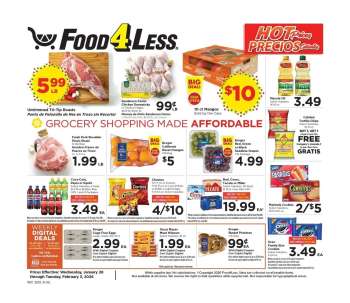 Food 4 Less Flyer - 01/28/2026 - 02/03/2026.