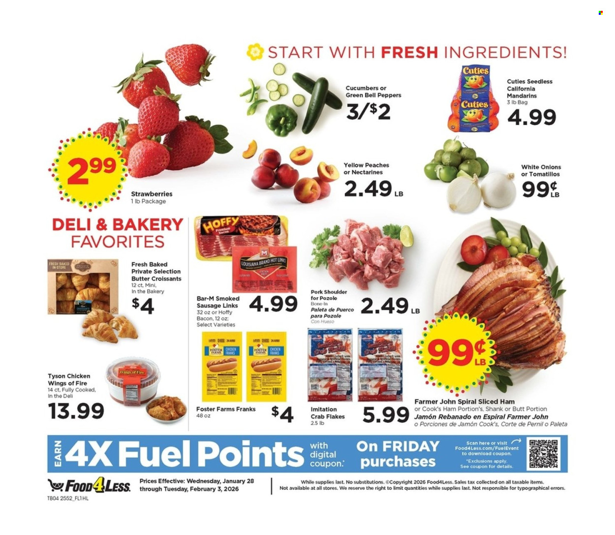 Food 4 Less ad - 01/28/2026 - 02/03/2026. Page 4