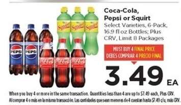 Coca-Cola, Pepsi or Squirt