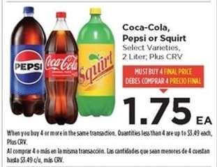 Coca-Cola, Pepsi or Squirt