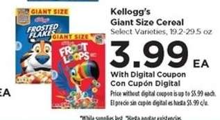 Kellogg's Giant Size Cereal