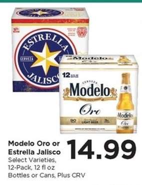 Modelo Oro or Estrella Jalisco