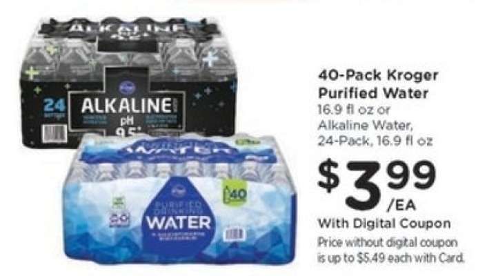 40-Pack Kroger Purified Water