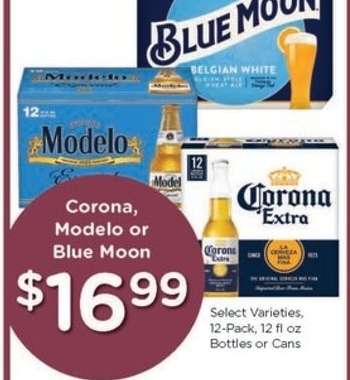 Corona, Modelo or Blue Moon