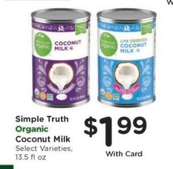 Simple Truth Organic Coconut Milk