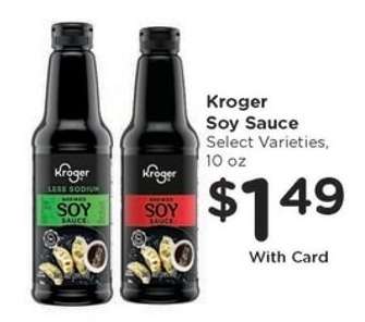 Kroger Soy Sauce