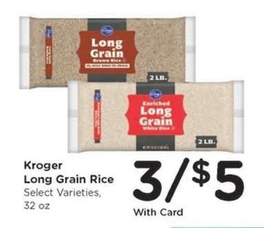 Kroger Long Grain Rice