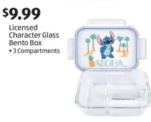 Licensed Character Glass Bento Box