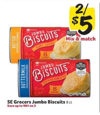 SE Grocers Jumbo Biscuits