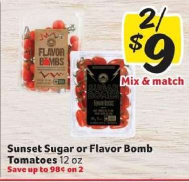 Sunset Sugar or Flavor Bomb Tomatoes