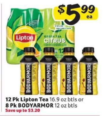 Lipton Tea or BODYARMOR