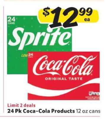 24 Pk Coca-Cola Products
