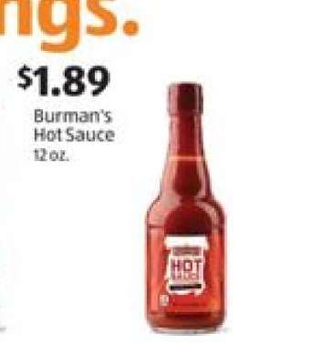 Burman's Hot Sauce