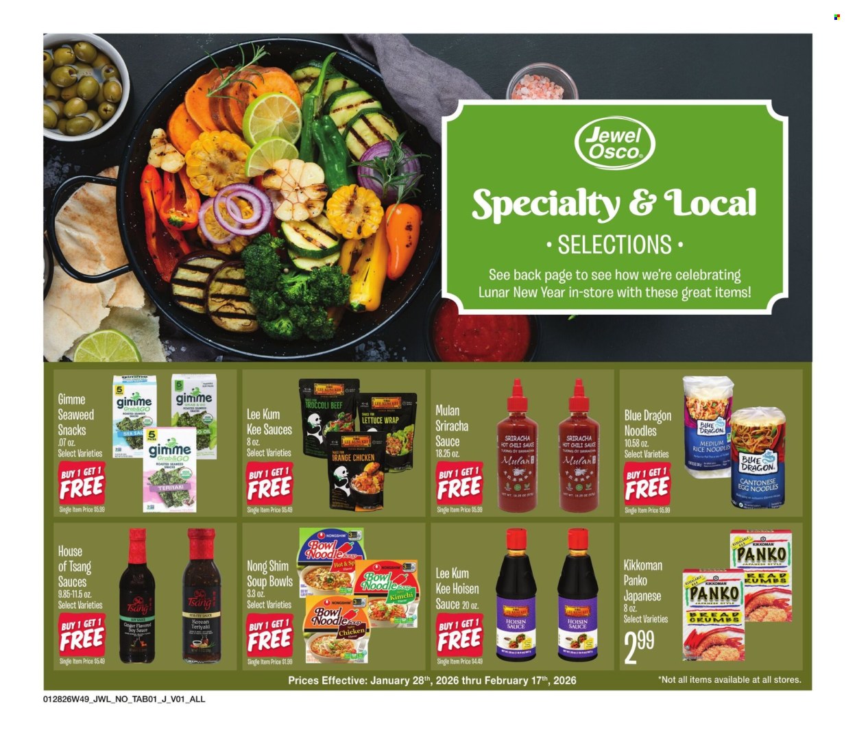 Jewel Osco ad - 01/28/2026 - 02/17/2026. Page 1