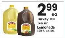 Turkey Hill Tea or Lemonade