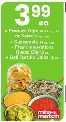Mix or Match Dips and Chips