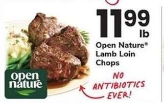 Open Nature Lamb Loin Chops
