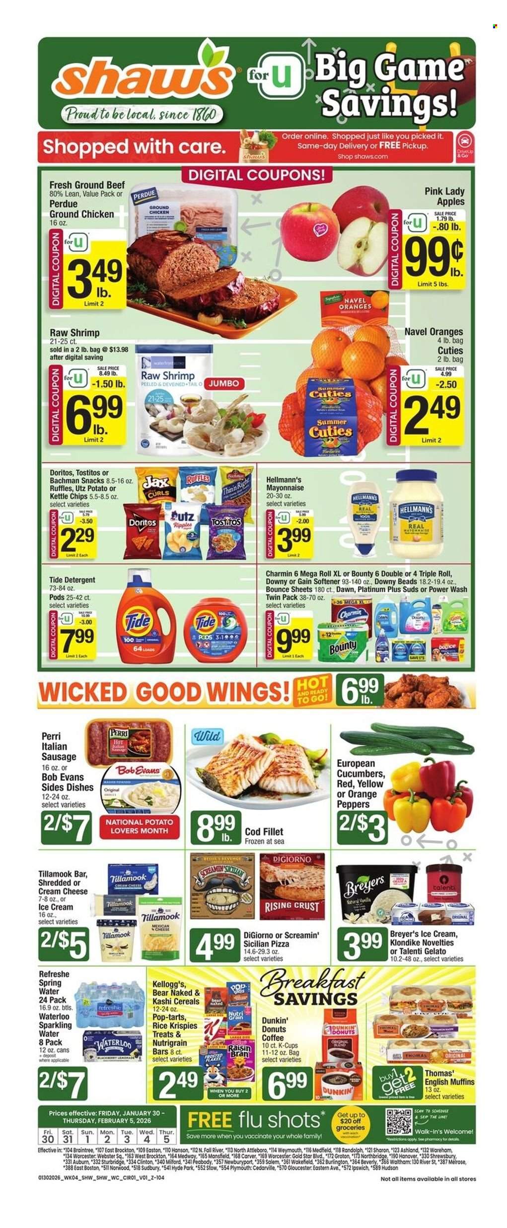 Shaw’s ad - 01/30/2026 - 02/05/2026. Page 1