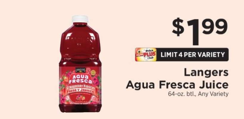 Langers Agua Fresca Juice