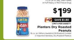 Planters Dry Roasted Peanuts