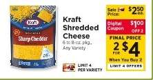 Kraft Shredded Cheese
