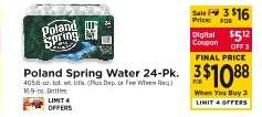 Poland Spring Water 24 pk.