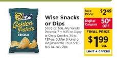 Wise Snacks or Dips
