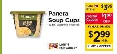 Panera Soup Cups