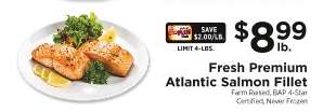 Fresh Premium Atlantic Salmon Fillet