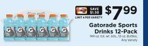 Gatorade Sports Drinks 12-Pack
