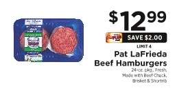Pat LaFrieda Beef Hamburgers