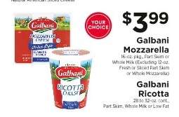 Galbani Mozzarella or Ricotta