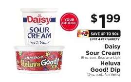 Daisy Sour Cream / Heluva Good! Dip