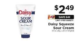 Daisy Squeeze Sour Cream