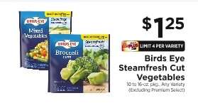 Birds Eye Steamfresh Cut Vegetables