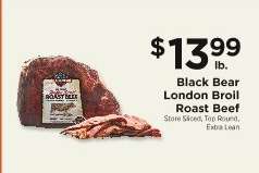 Black Bear London Broil Roast Beef