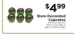 Store Decorated Cupcakes