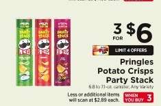 Pringles Potato Crisps Party Stack